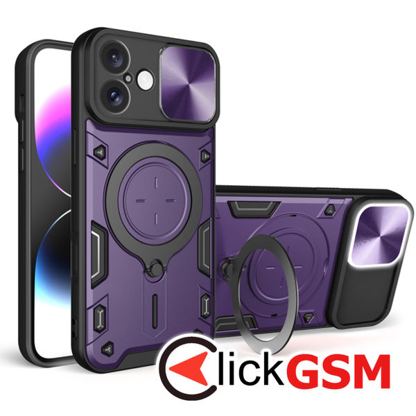 Techsuit - CamGuard Pro - iPhone 16 - Purple