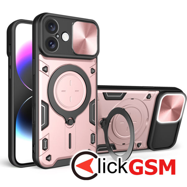 Techsuit - CamGuard Pro - iPhone 16 - Rose Gold