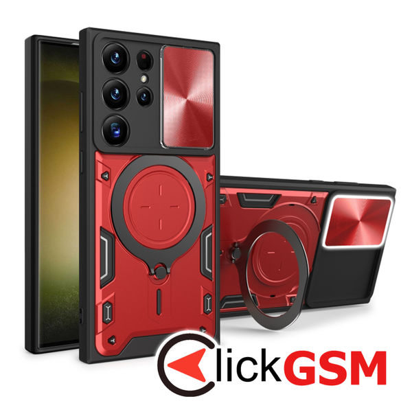 Techsuit - CamGuard Pro - Samsung Galaxy S23 Ultra - Red