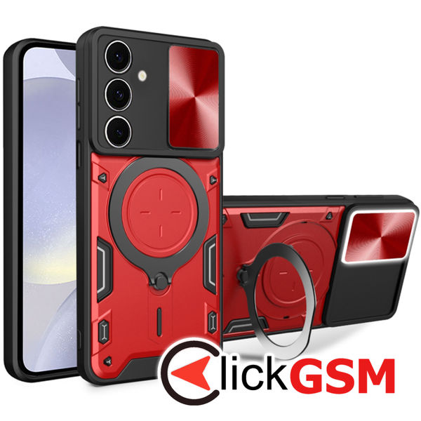 Techsuit - CamGuard Pro - Samsung Galaxy S24 Plus - Red