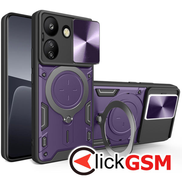 Techsuit - CamGuard Pro - Xiaomi Redmi 13C 4G / Poco C65 - Purple