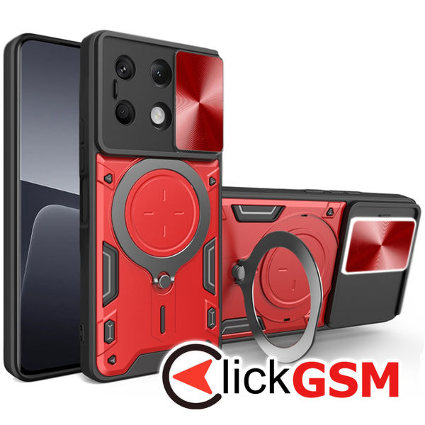 Techsuit - CamGuard Pro - Xiaomi Redmi Note 13 4G - Red