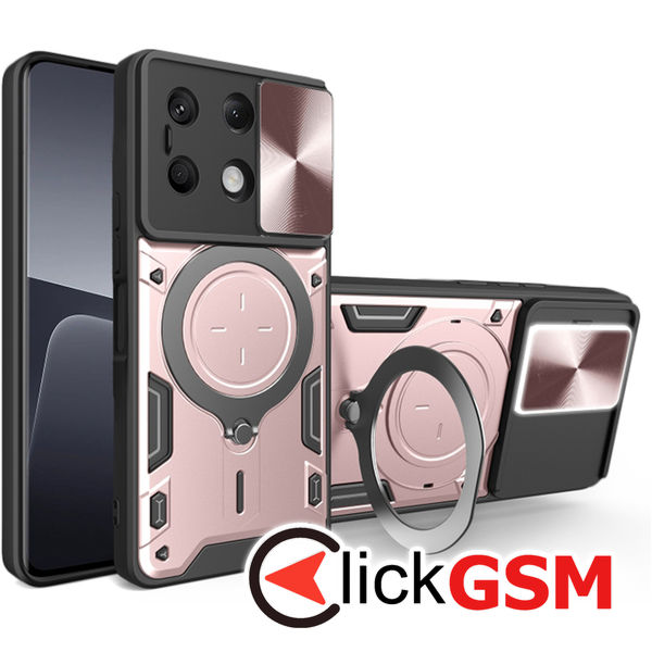 Techsuit - CamGuard Pro - Xiaomi Redmi Note 13 4G - Rose Gold