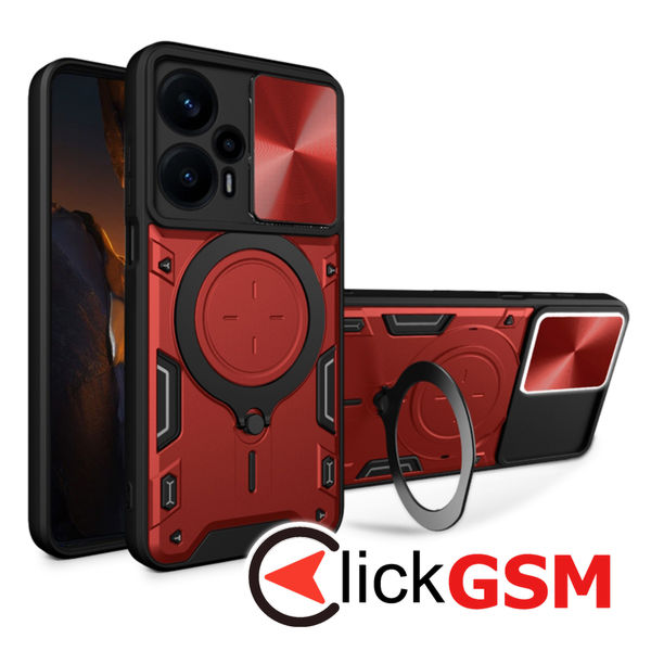 Techsuit - CamGuard Pro - Motorola Moto G13 / G23 / G53 - Red