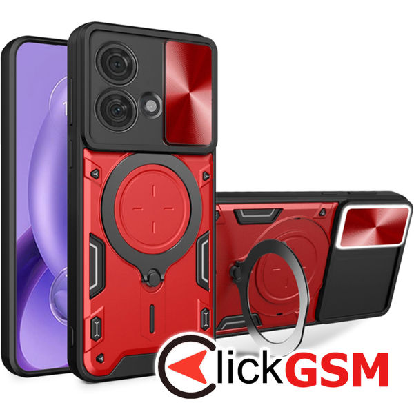 Techsuit - CamGuard Pro - Motorola Edge 40 Neo - Red