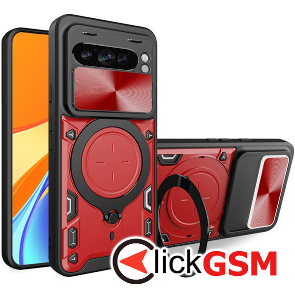 Techsuit - CamGuard Pro - Google Pixel 9 / 9 Pro - Red