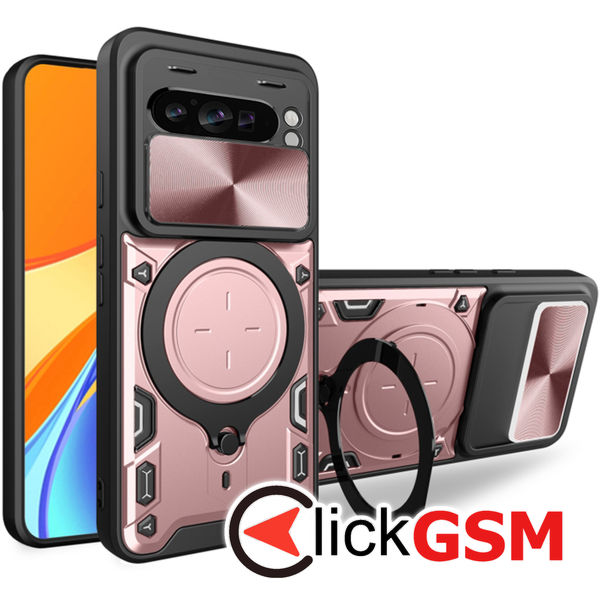 Techsuit - CamGuard Pro - Google Pixel 9 / 9 Pro - Rose Gold