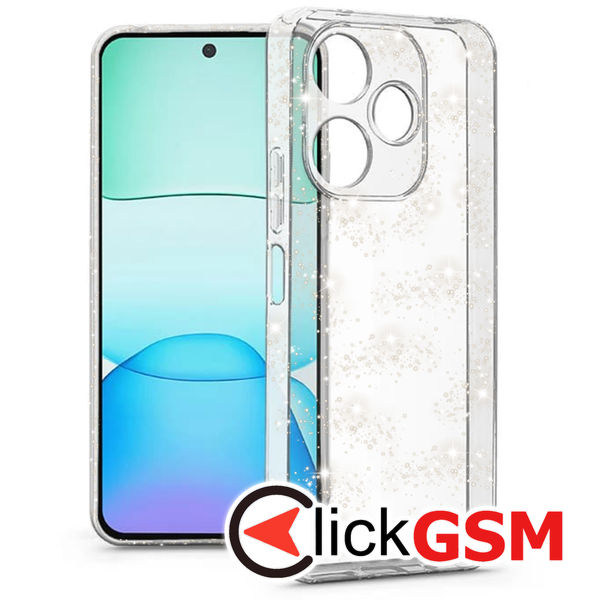 Techsuit - SparkleSkin Series - Xiaomi Redmi 13 / Poco M6 4G - Clear