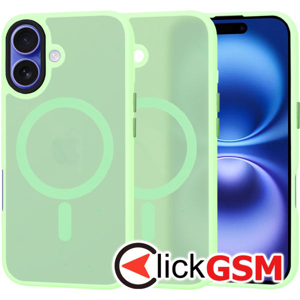 Techsuit - HaloFrost MagSafe Series - iPhone 16 - Light Green