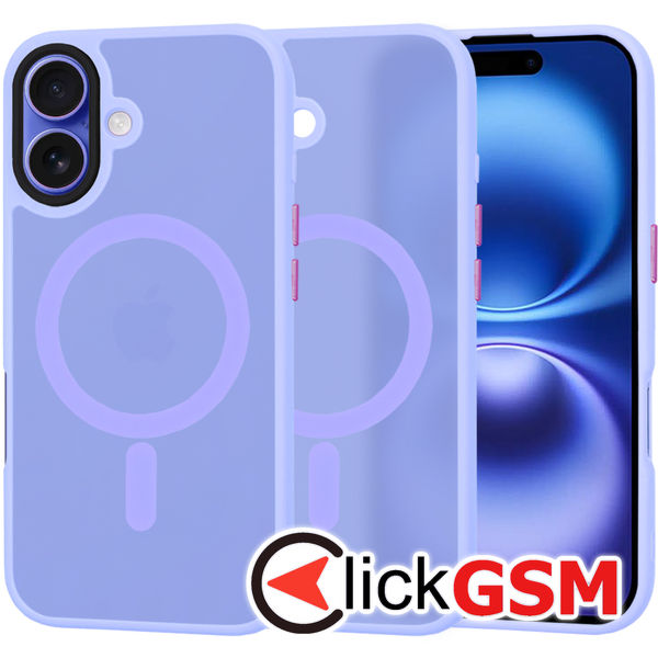 Techsuit - HaloFrost MagSafe Series - iPhone 16 - Light Purple
