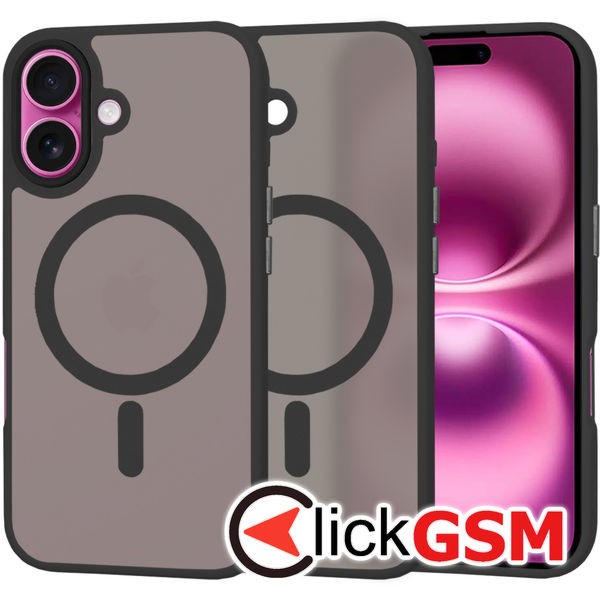 Techsuit - HaloFrost MagSafe Series - iPhone 16 Plus - Black