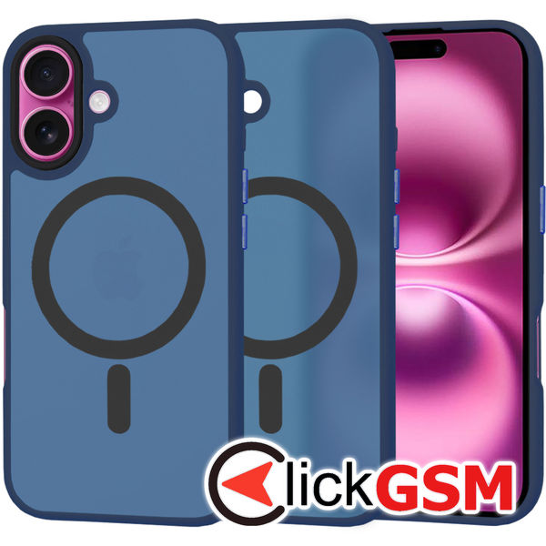 Techsuit - HaloFrost MagSafe Series - iPhone 16 Plus - Deep Blue