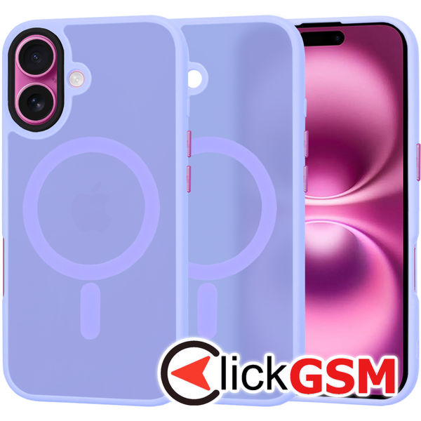 Techsuit - HaloFrost MagSafe Series - iPhone 16 Plus - Light Purple