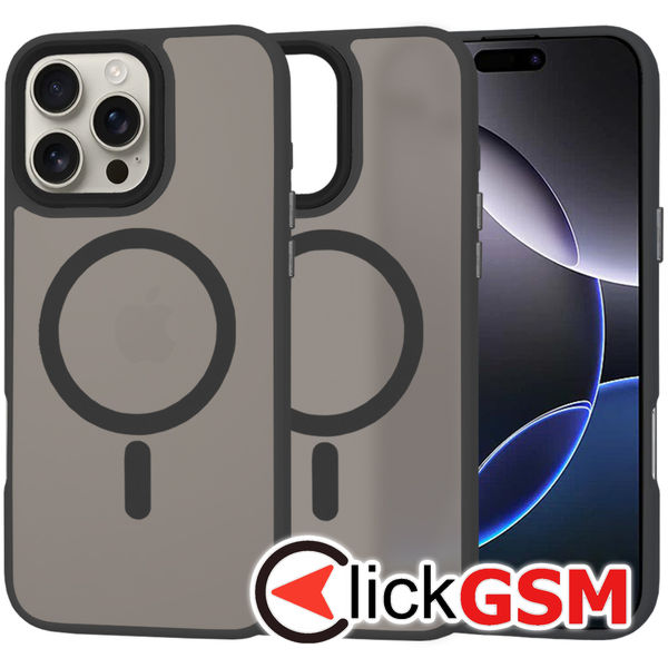 Techsuit - HaloFrost MagSafe Series - iPhone 16 Pro Max - Black