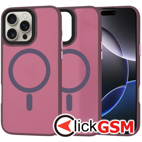 Techsuit - HaloFrost MagSafe Series - iPhone 16 Pro Max - Bordeaux