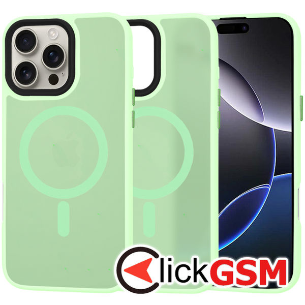 Techsuit - HaloFrost MagSafe Series - iPhone 16 Pro Max - Light Green