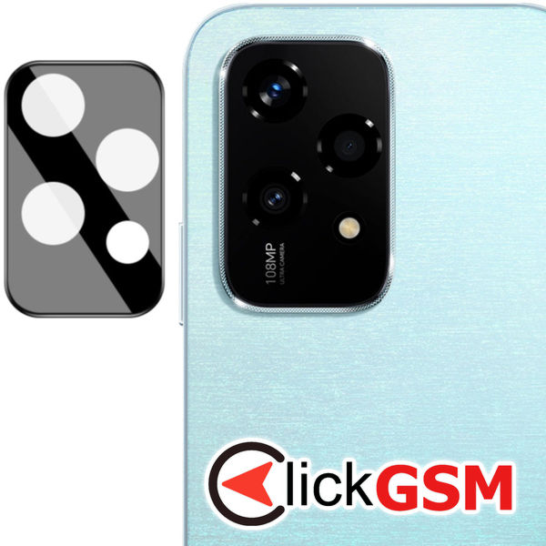 Techsuit - Full Camera Glass - Honor 200 Lite - Black