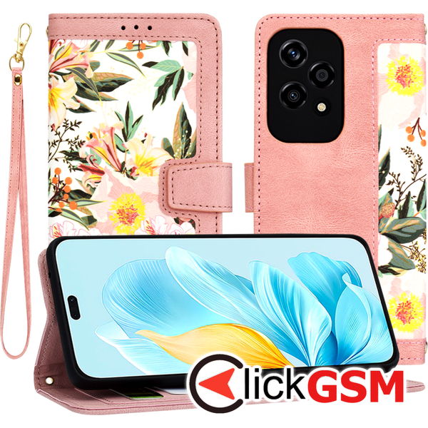 Techsuit - FlipCraft - Honor 200 Lite - Sweetheart Pink