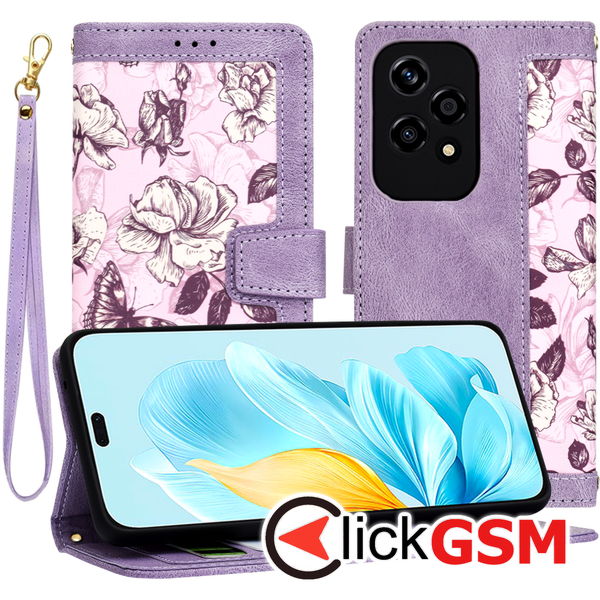 Techsuit - FlipCraft - Honor 200 Lite - Mysterious Purple