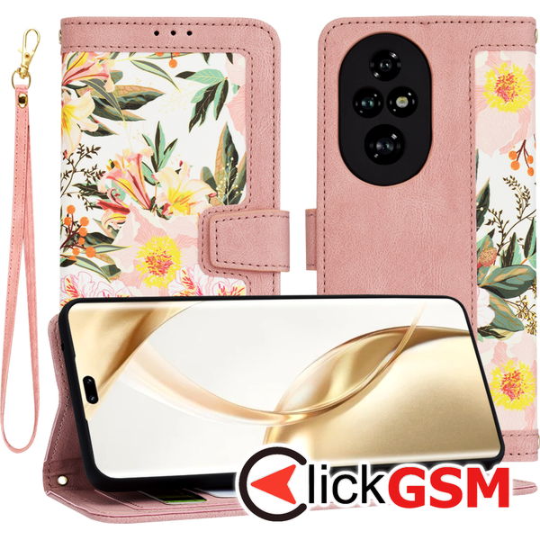 Techsuit - FlipCraft - Honor 200 Pro - Sweetheart Pink