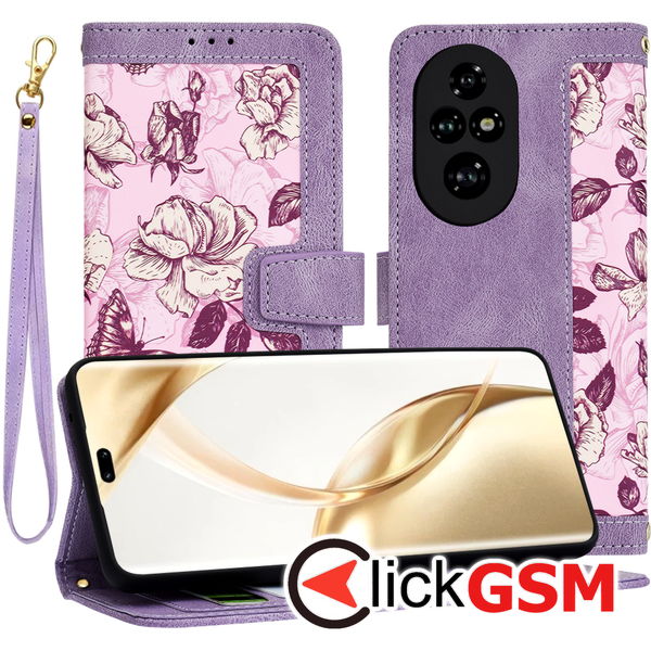 Techsuit - FlipCraft - Honor 200 Pro - Mysterious Purple