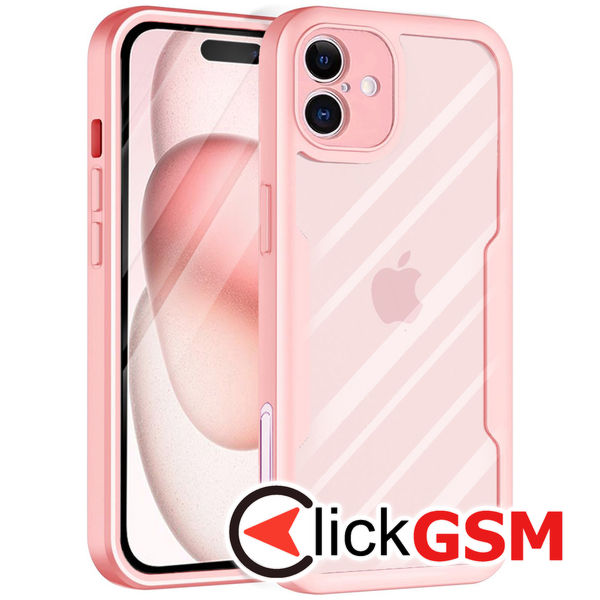 Techsuit - ColorVerse 360 Series + Screen Protector - iPhone 16 - Pink
