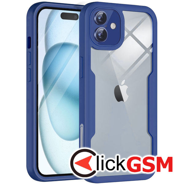 Techsuit - ColorVerse 360 Series + Screen Protector - iPhone 16 Plus - Blue