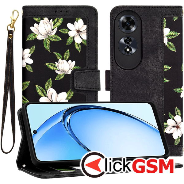 Techsuit - FlipCraft - Oppo A60 - Flowers of the Dawn