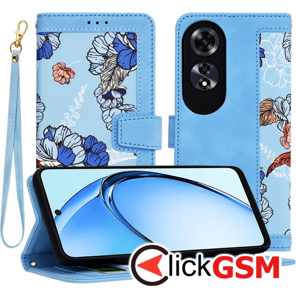 Techsuit - FlipCraft - Oppo A60 - Vibrant?Blue