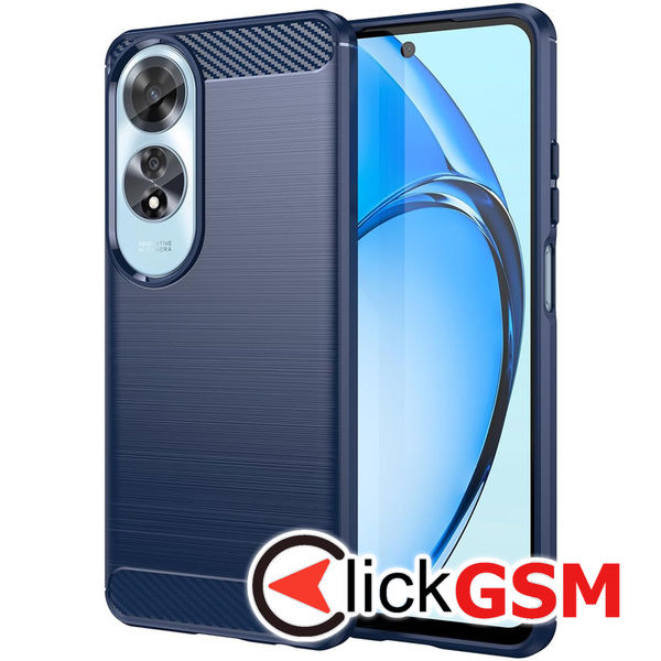 Techsuit - Carbon Silicone - Oppo A60 - Blue