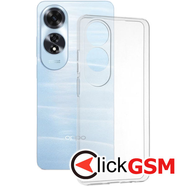 Techsuit - Clear Silicone - Oppo A60 - Transparent