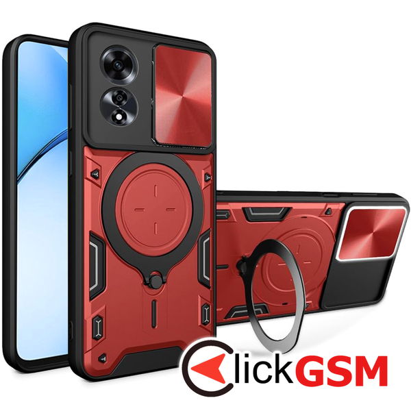 Techsuit - CamGuard Pro - Oppo A60 - Red