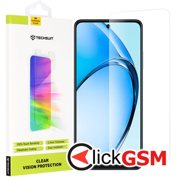 Techsuit - Clear Vision Glass - Oppo A60 - Transparent