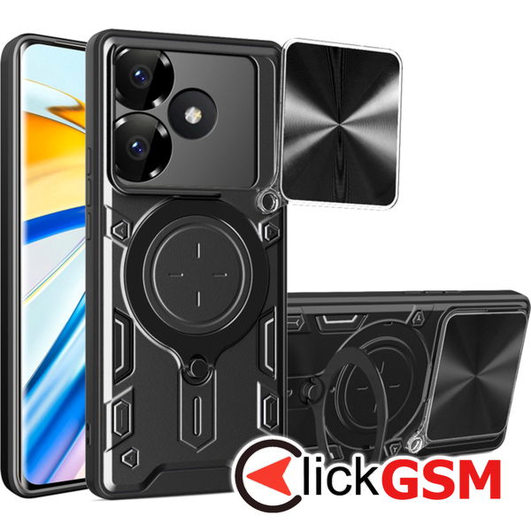 Techsuit - CamGuard Pro - Xiaomi Redmi 13 / Poco M6 4G - Black