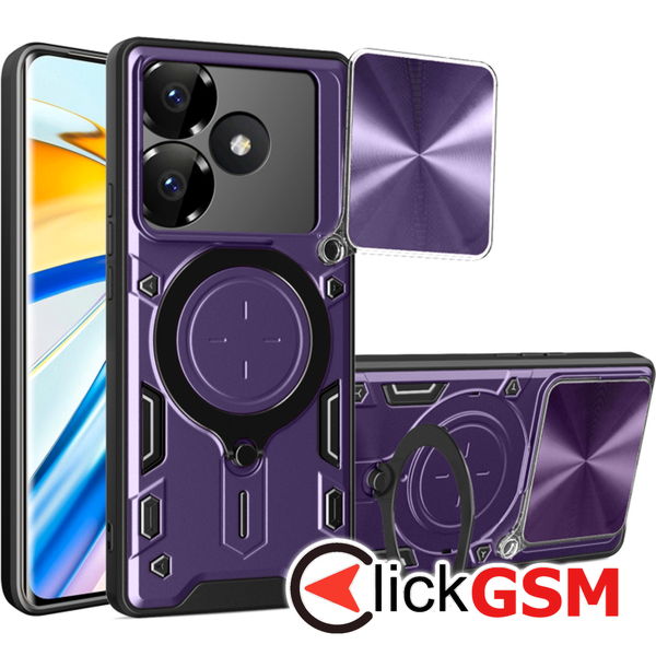 Techsuit - CamGuard Pro - Xiaomi Redmi 13 / Poco M6 4G - Purple