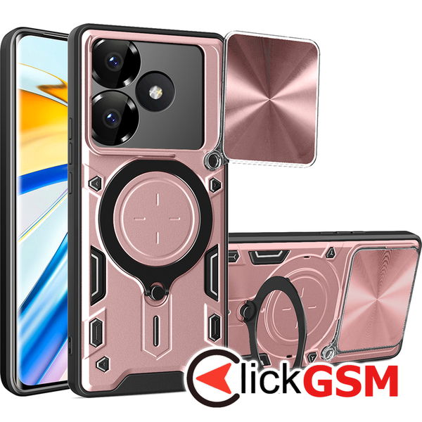 Techsuit - CamGuard Pro - Xiaomi Redmi 13 / Poco M6 4G - Rose Gold