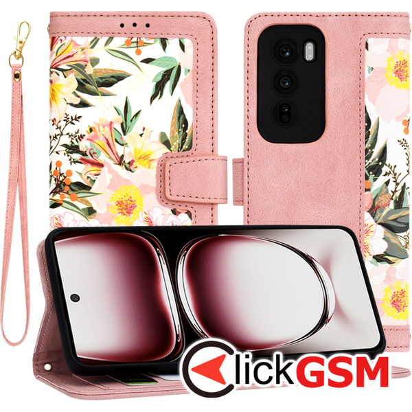 Techsuit - FlipCraft - Oppo Reno12 Pro - Sweetheart Pink