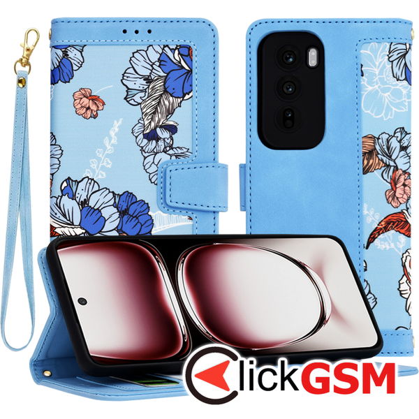 Techsuit - FlipCraft - Oppo Reno12 Pro - Vibrant?Blue