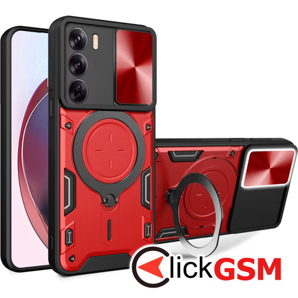 Techsuit - CamGuard Pro - Oppo Reno12 Pro - Red