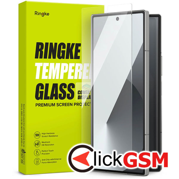 Ringke - Cover Display Tempered Glass (2 pack) - Samsung Galaxy Z Fold6 - Clear