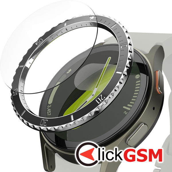 Ringke - Premium Bezel Styling - Samsung Galaxy Watch7?40mm - Black Pattern4 (CB-GW7-40-80)