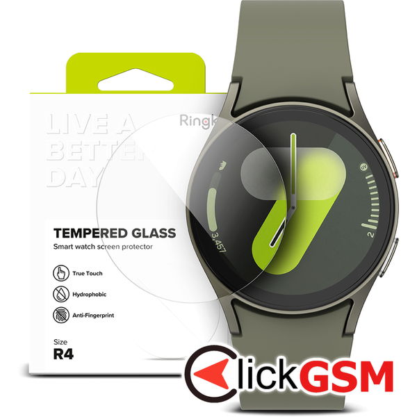 Ringke - Tempered Glass R4 (4 pack) - Samsung Galaxy Watch7?40mm - Clear