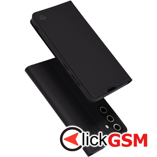 Techsuit - Magskin Book - Samsung Galaxy S24 FE - Black