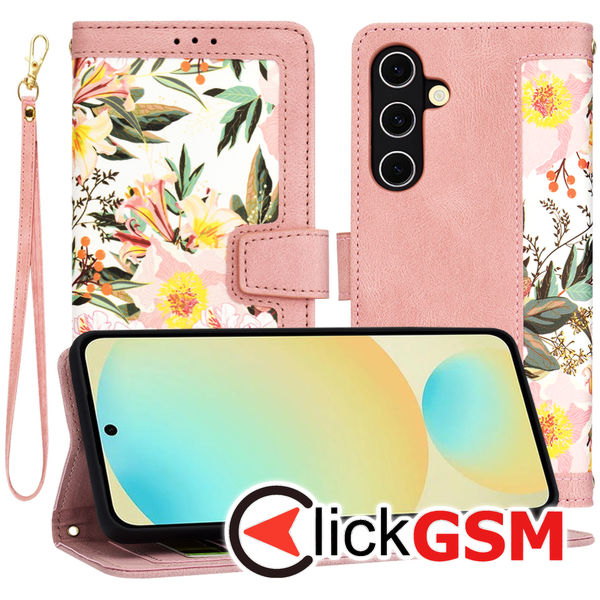 Techsuit - FlipCraft - Samsung Galaxy S24 FE - Sweetheart Pink