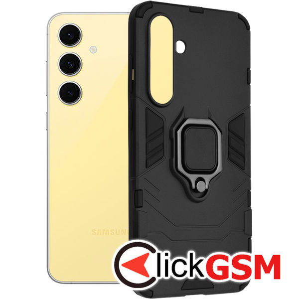 Techsuit - Silicone Shield - Samsung Galaxy S24 FE - Black