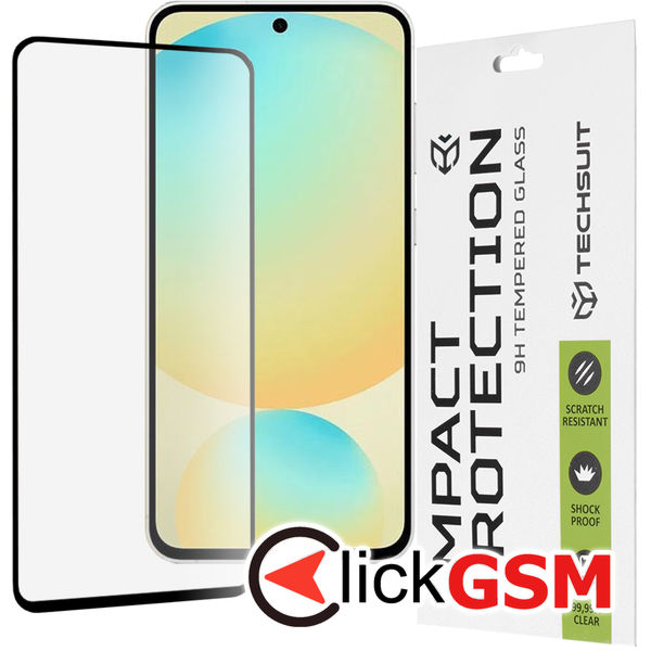 Techsuit - 111D Full Cover / Full Glue Glass - Samsung Galaxy S24 FE - Black