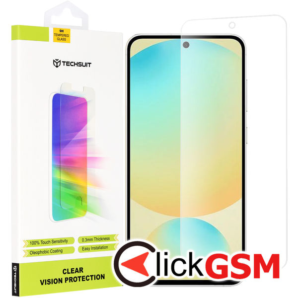 Techsuit - Clear Vision Glass - Samsung Galaxy S24 FE - Transparent