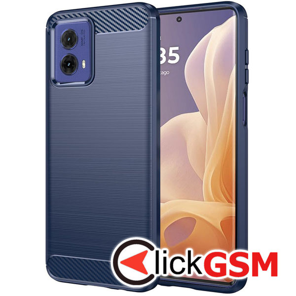 Techsuit - Carbon Silicone - Motorola Moto G85 - Blue