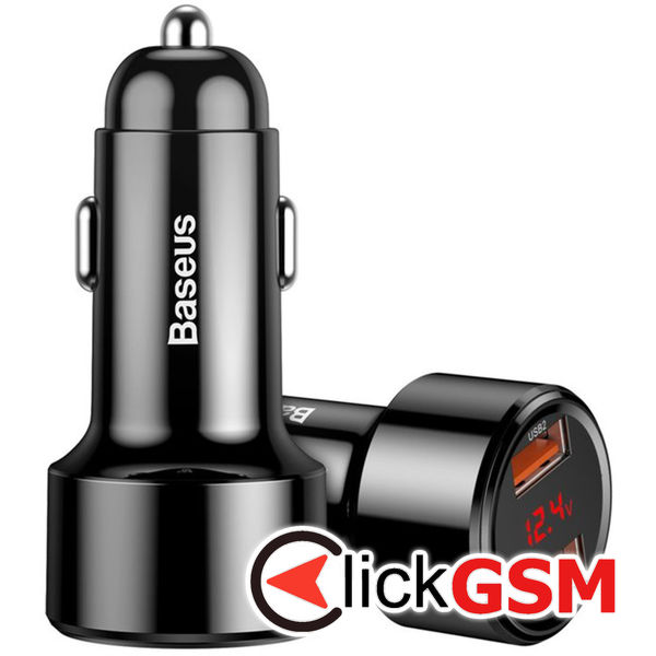 Baseus - Car Charger Magic Series (CCMLC20A-01) - Fast Charging, 45W, 2x USB - Black