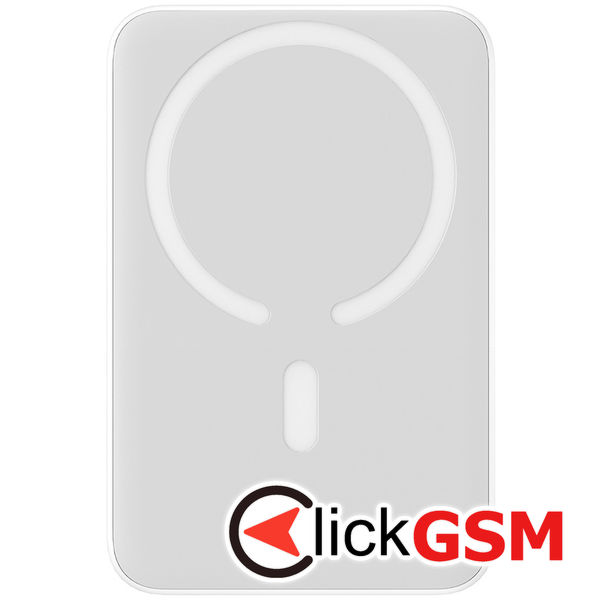 Baseus - Power Bank Magnetic Mini (PPCX070002) - USB-C, MagSafe, 10000mAh, 20W, with Cable Type-C, 60W, 30cm - White